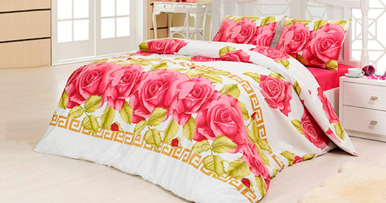 Пледы, подушки, наволочки, яркие комплекты постельного белья, полотенца от компании «Постелька174».