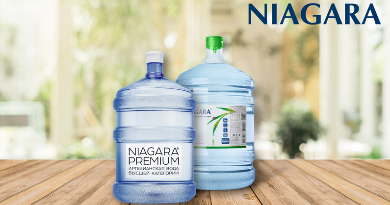 Артезианская вода с доставкой от компании «Ниагара».