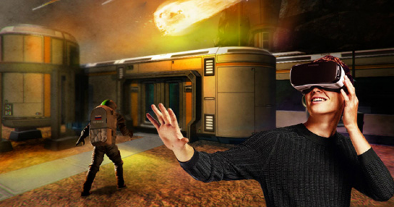 С головой окунись в виртуальный мир ярких эмоций! Игры в шлеме виртуальной реальности в клубе «Мир VR».