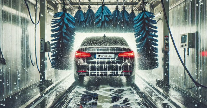 Сеть быстрых автомоек «Aquagizer»: конвейерная мойка автомобиля по программе «Максимум».