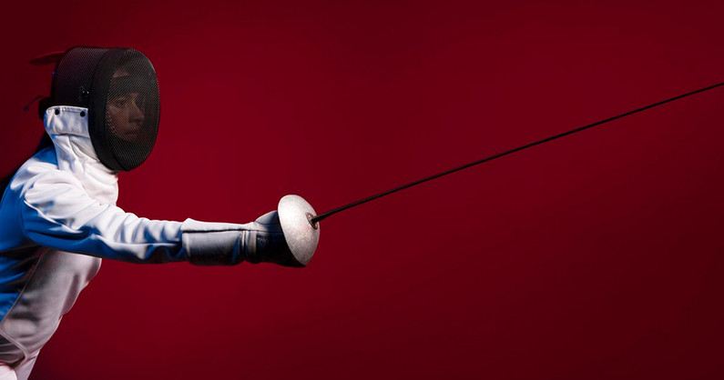 Занятия фехтованием в центре «Матадор».