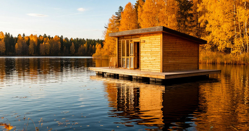 Баня на воде, аренда теплой беседки с мангальной зоной в центре отдыха «Ясень».