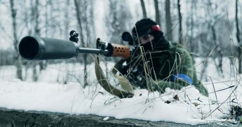 Игра в лазертаг от клуба «Арсенал».