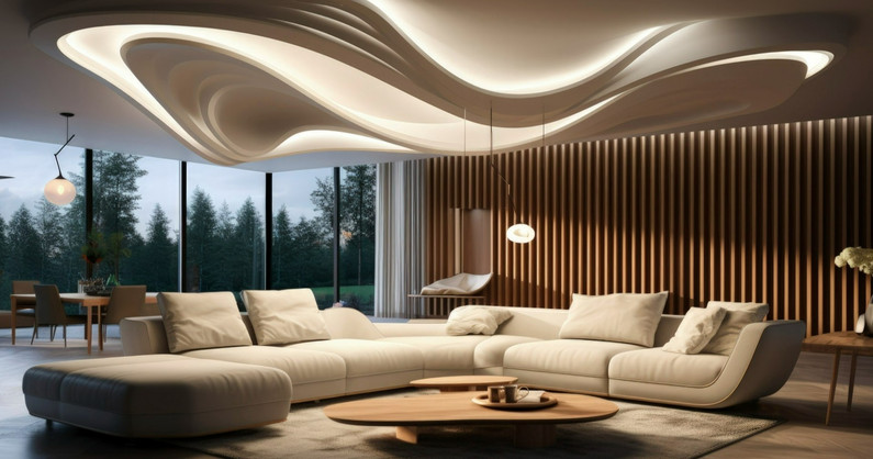 Изготовление и монтаж натяжного потолка от компании «Alex».