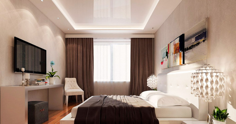 Изготовление и монтаж натяжного потолка от компании «Alex».