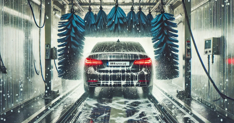 Сеть быстрых автомоек «Aquagizer»: конвейерная мойка автомобиля по программе «Максимум».