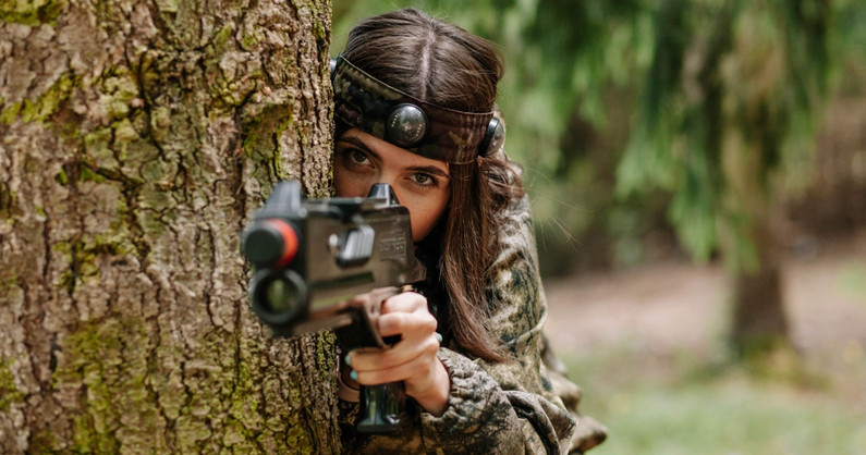 Игра в лазертаг от клуба «Арсенал».